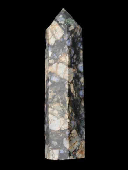 Llanite Que Sera Stone wand 89mm 75g in sunlight - Rocks and Things Store