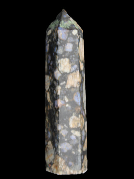 Llanite Que Sera Stone wand 89mm 75g in sunlight - Rocks and Things Store