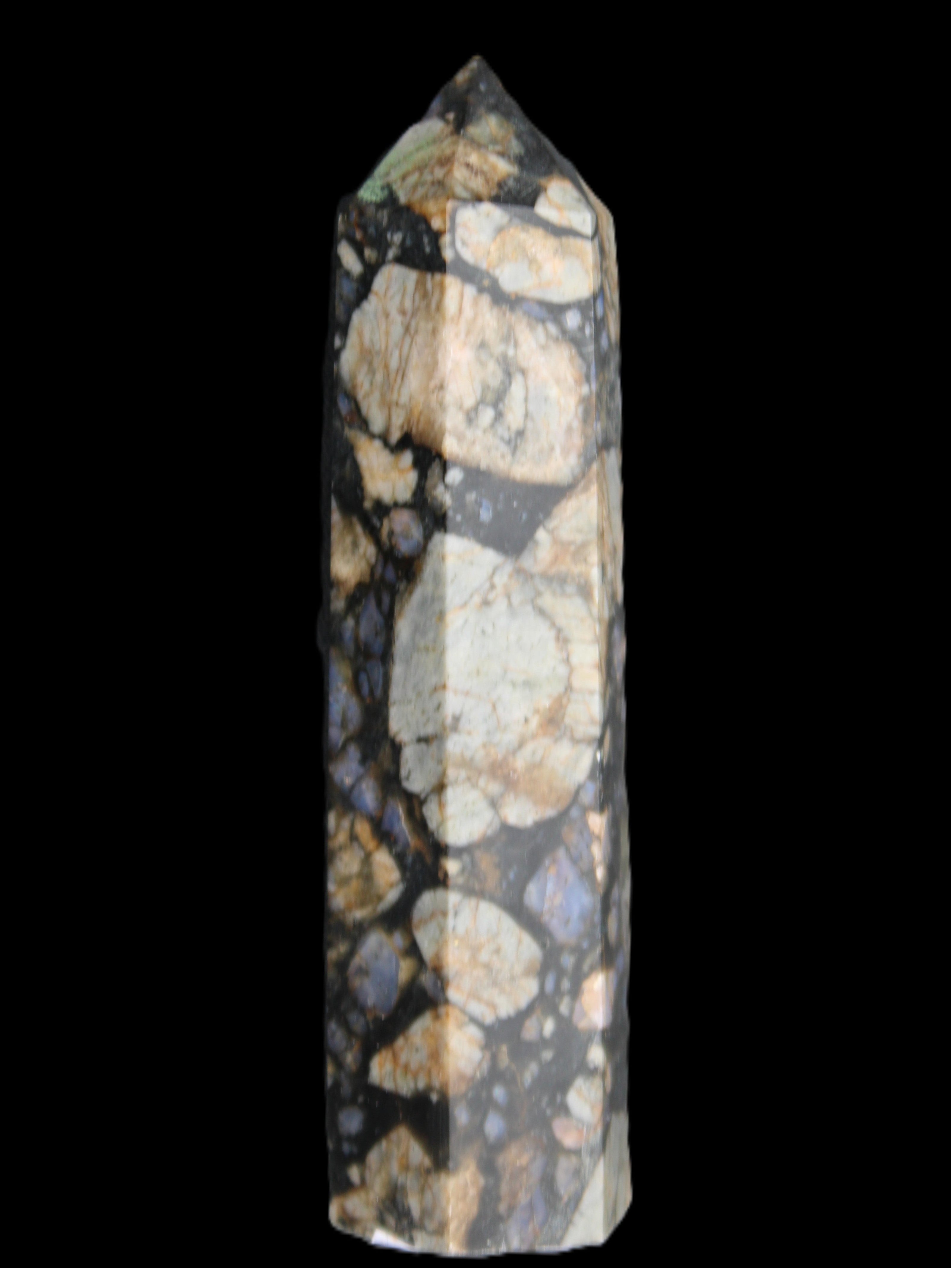 Llanite Que Sera Stone wand 89mm 75g in sunlight - Rocks and Things Store