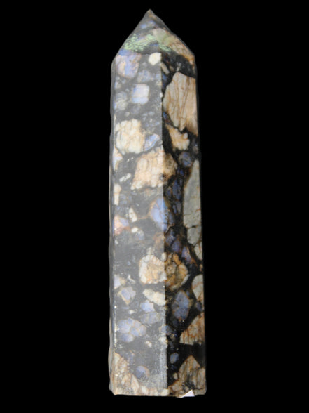 Llanite Que Sera Stone wand 89mm 75g in sunlight - Rocks and Things Store