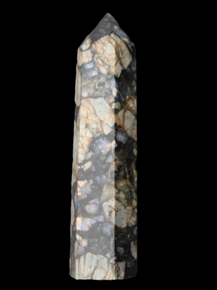 Llanite Que Sera Stone wand 89mm 75g in sunlight - Rocks and Things Store