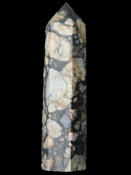 Llanite Que Sera Stone wand 89mm 75g in sunlight - Rocks and Things Store