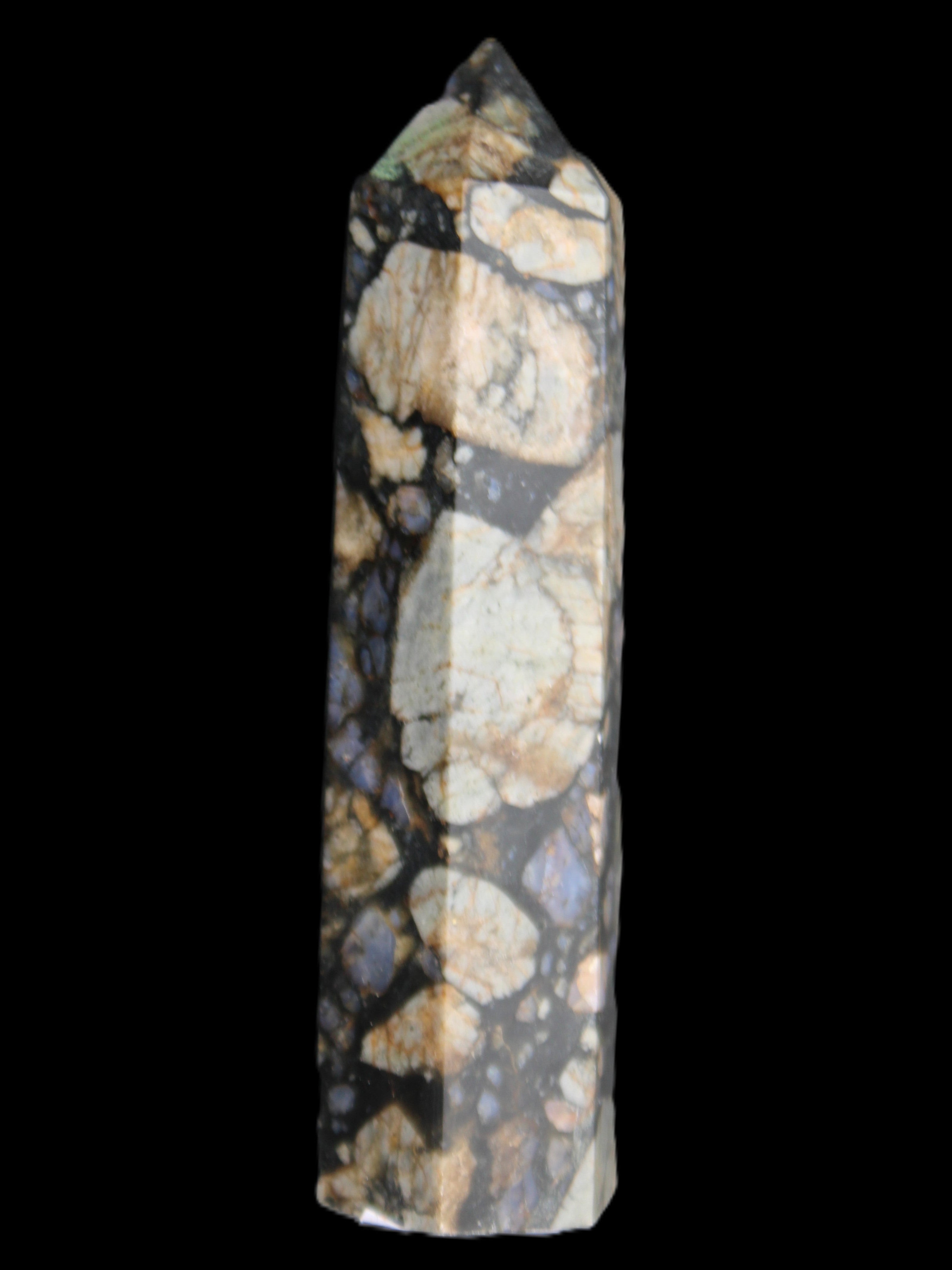 Llanite Que Sera Stone wand 89mm 75g in sunlight - Rocks and Things Store