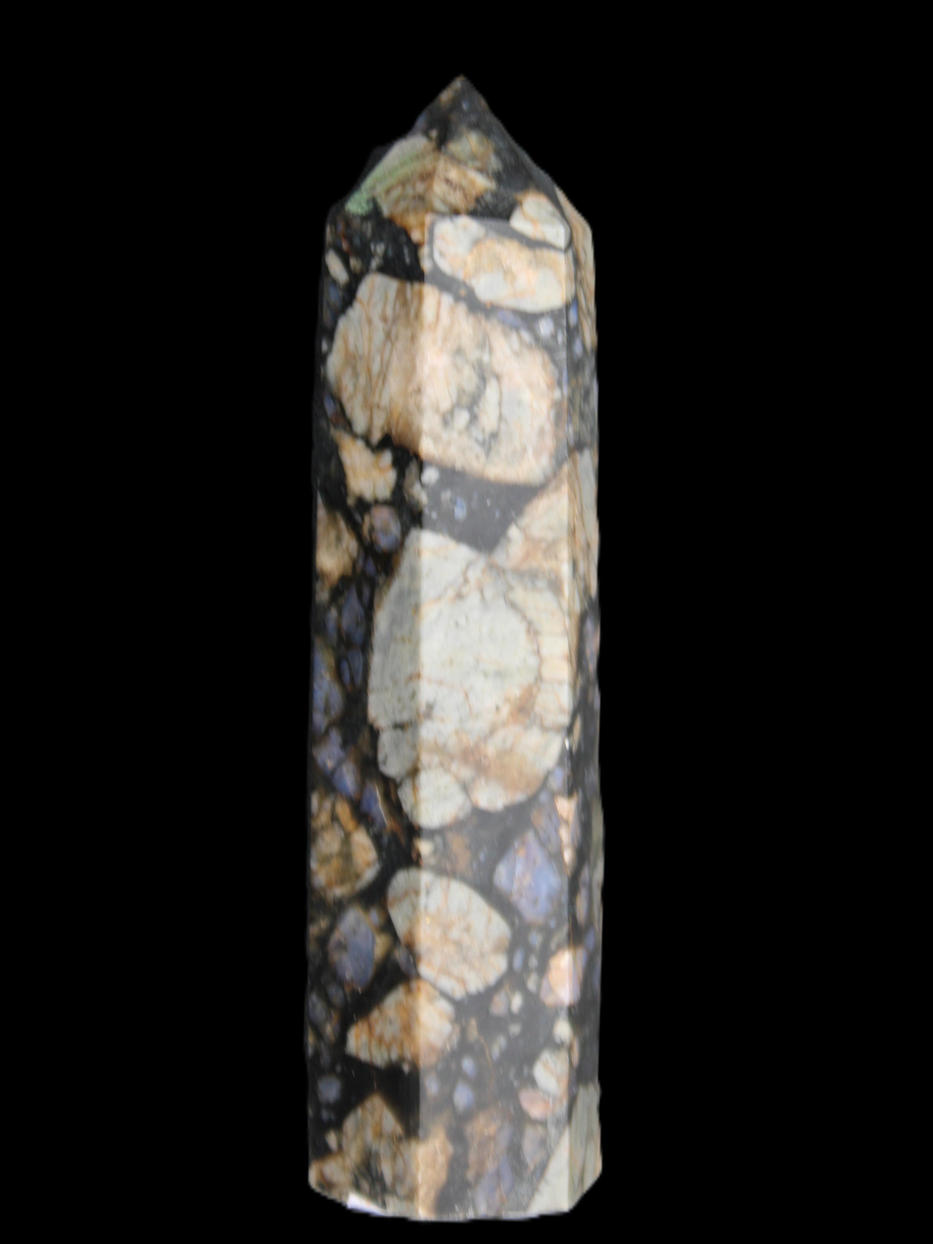 Llanite Que Sera Stone wand 89mm 75g in sunlight - Rocks and Things Store