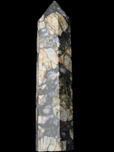 Llanite Que Sera Stone wand 89mm 75g in sunlight - Rocks and Things Store