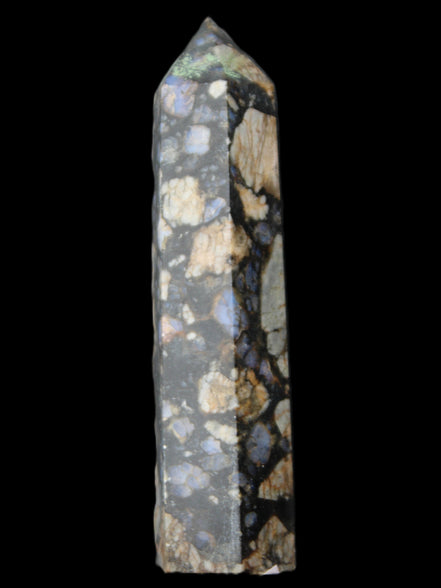 Llanite Que Sera Stone wand 89mm 75g in sunlight - Rocks and Things Store