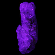 Fenster Golden Diamond Quartz with hydrocarbons & enhydros 33-50mm 10-14.3g in UV light - Rocks and Things Store