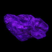 Fenster Golden Diamond Quartz with hydrocarbons & enhydros 33-50mm 10-14.3g in UV light - Rocks and Things Store