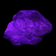 Fenster Golden Diamond Quartz with hydrocarbons & enhydros 23-30mm  8.9-11.4g in UV light -Rocks and Things Store