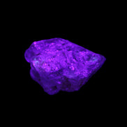 Fenster Golden Diamond Quartz with hydrocarbons & enhydros 23-30mm  8.9-11.4g in UV light -Rocks and Things Store