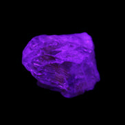 Fenster Golden Diamond Quartz with hydrocarbons & enhydros 23-30mm  8.9-11.4g in UV light -Rocks and Things Store