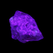 Fenster Golden Diamond Quartz with hydrocarbons & enhydros 23-30mm  8.9-11.4g in UV light -Rocks and Things Store