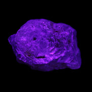 Fenster Golden Diamond Quartz with hydrocarbons & enhydros 23-30mm  8.9-11.4g in UV light -Rocks and Things Store