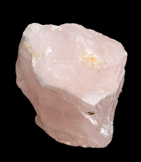 Natural Rose Quartz from Brazil 82*60*67mm 572g in sunlight - Rocks and Things Store