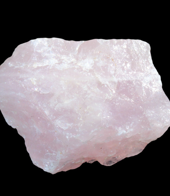 Natural Rose Quartz from Brazil 114*62*78mm 859g in sunlight - Rocks and Things Store