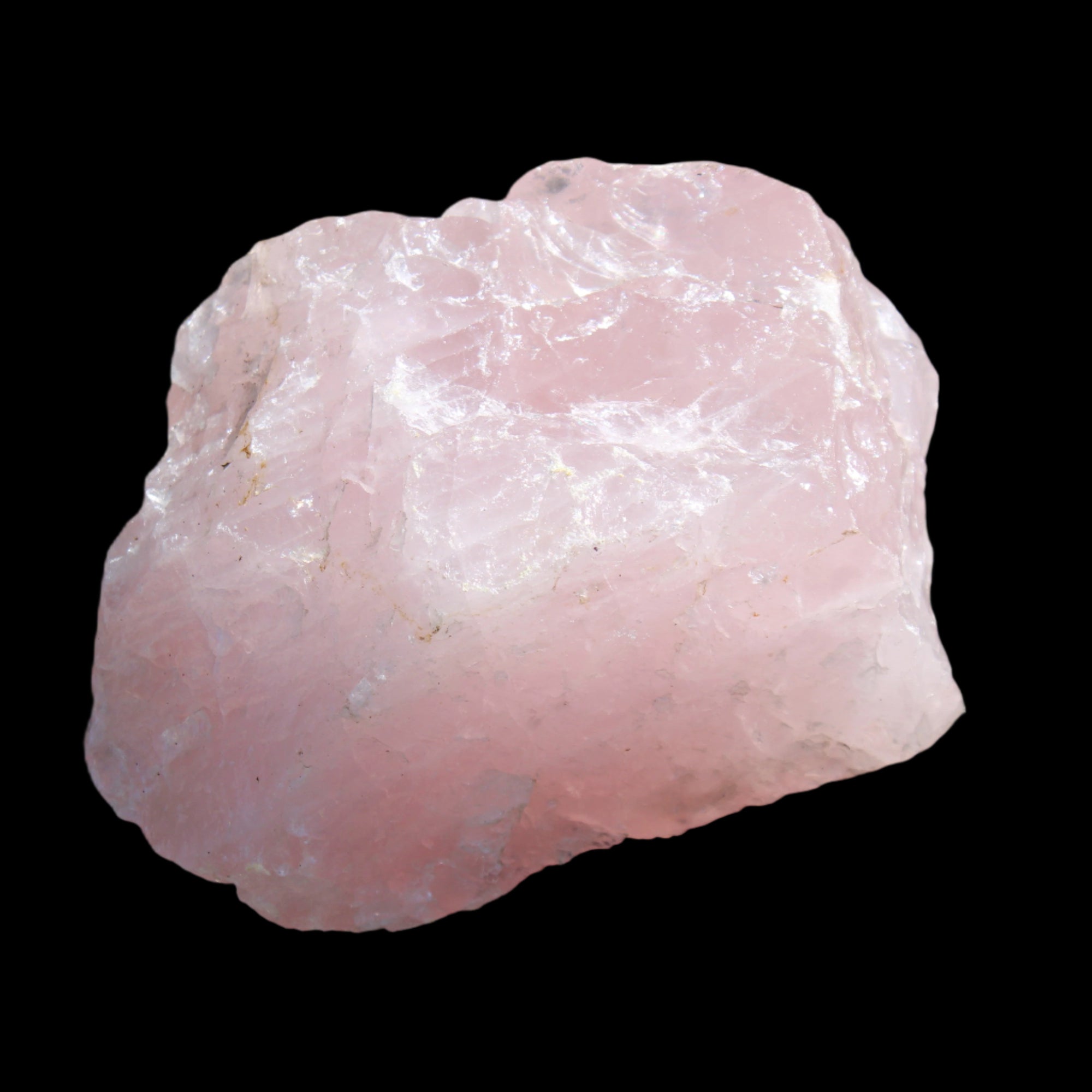Natural Rose Quartz from Brazil 114*62*78mm 859g in sunlight - Rocks and Things Store