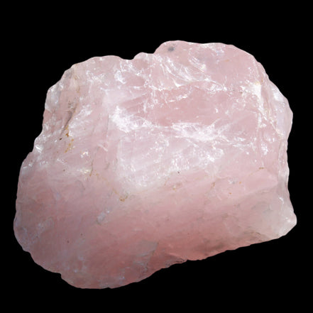 Natural Rose Quartz from Brazil 114*62*78mm 859g in sunlight - Rocks and Things Store