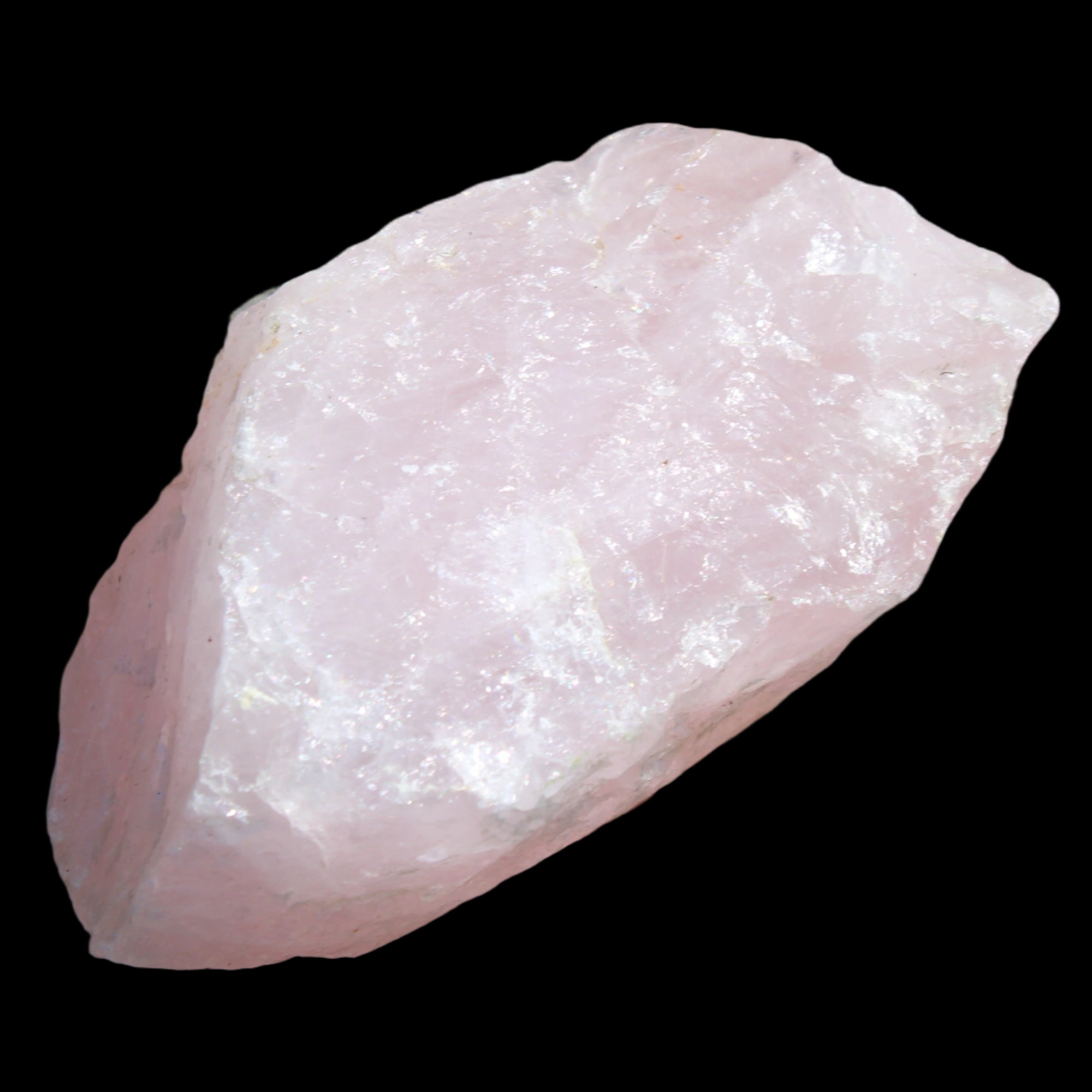 Natural Rose Quartz from Brazil 114*62*78mm 859g in sunlight - Rocks and Things Store