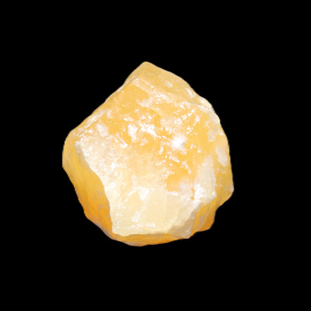Natural Yellow Calcite crystal 37*21*41mm 43g in sunlight - Rocks and Things Store