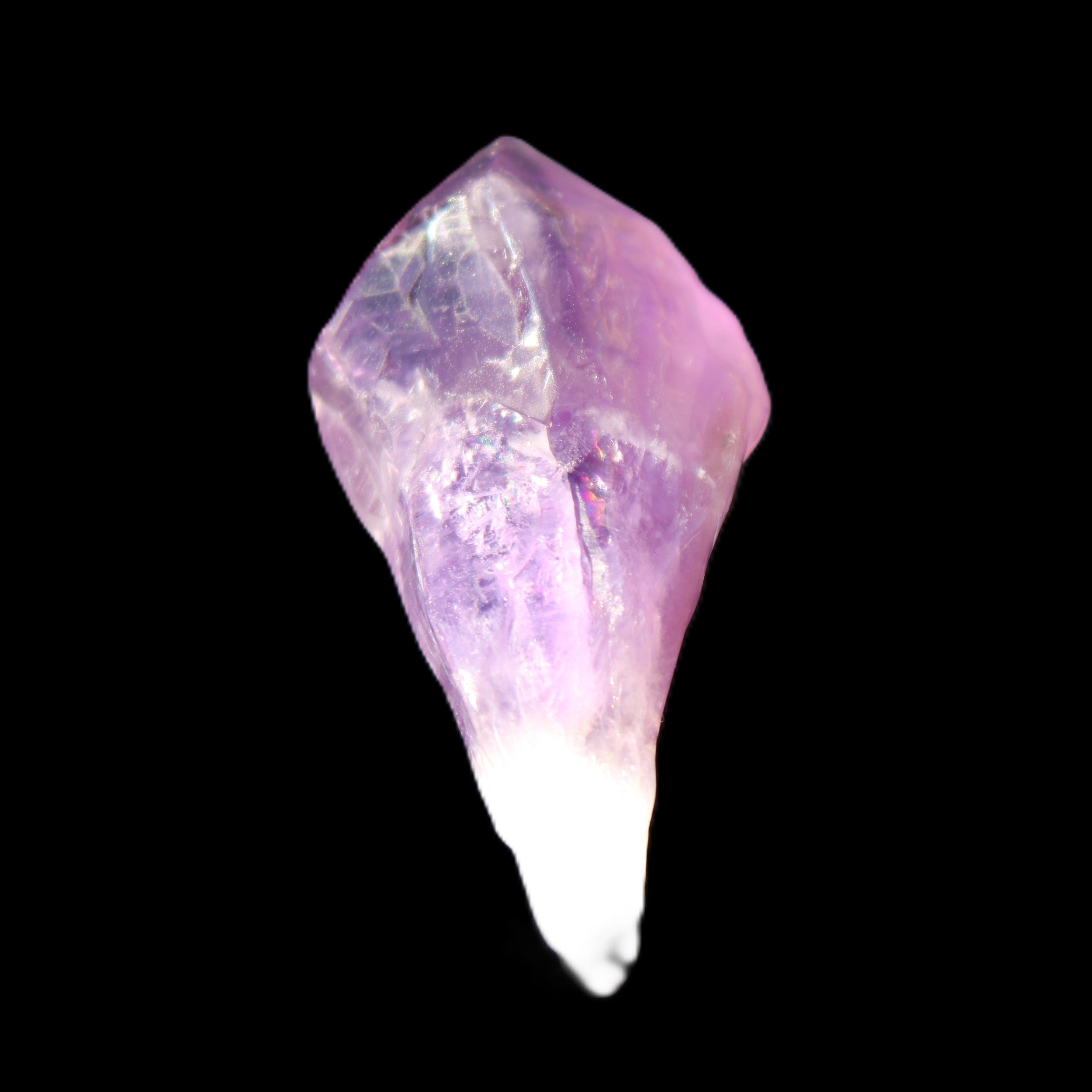 Polished Amethyst crystal 28*22*60mm 31.7g in sunlight - Rocks and Things Store