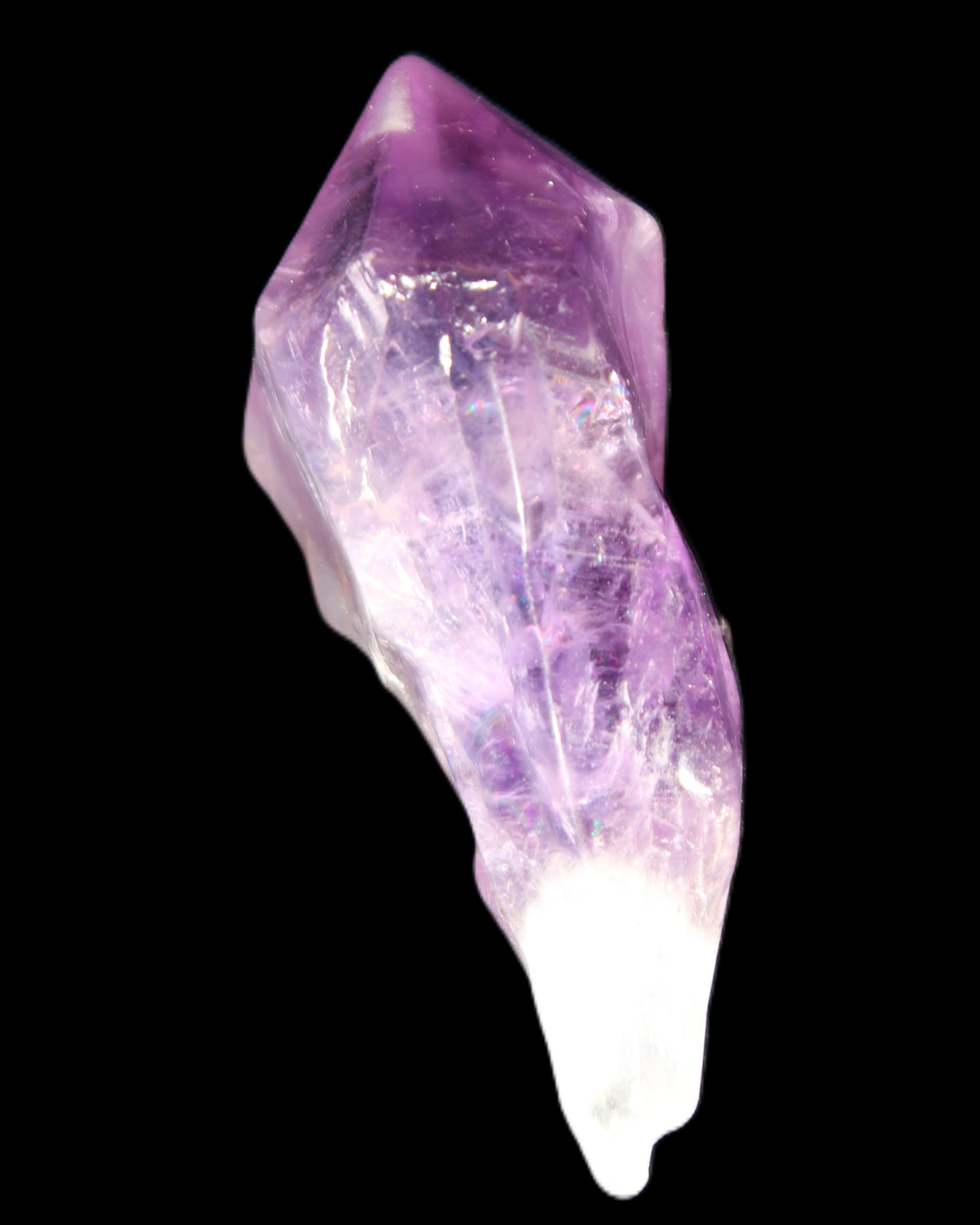 Polished Amethyst crystal 28*22*60mm 31.7g in sunlight - Rocks and Things Store