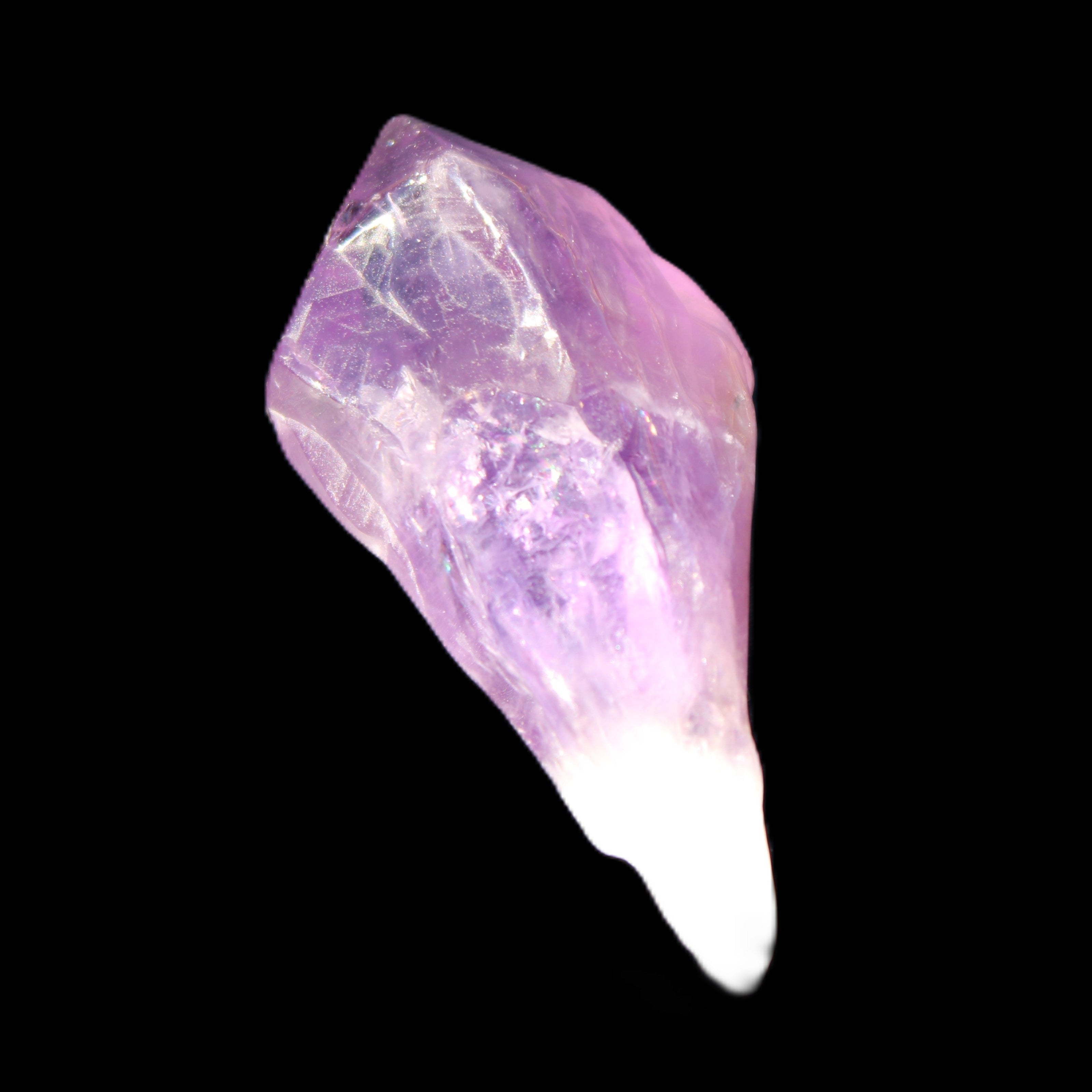 Polished Amethyst crystal 28*22*60mm 31.7g in sunlight - Rocks and Things Store