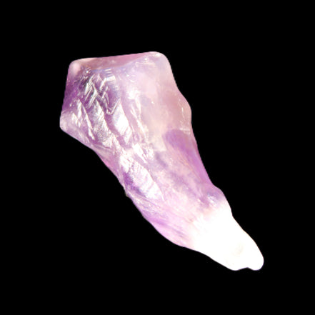 Polished Amethyst crystal 28*22*60mm 31.7g in sunlight - Rocks and Things Store