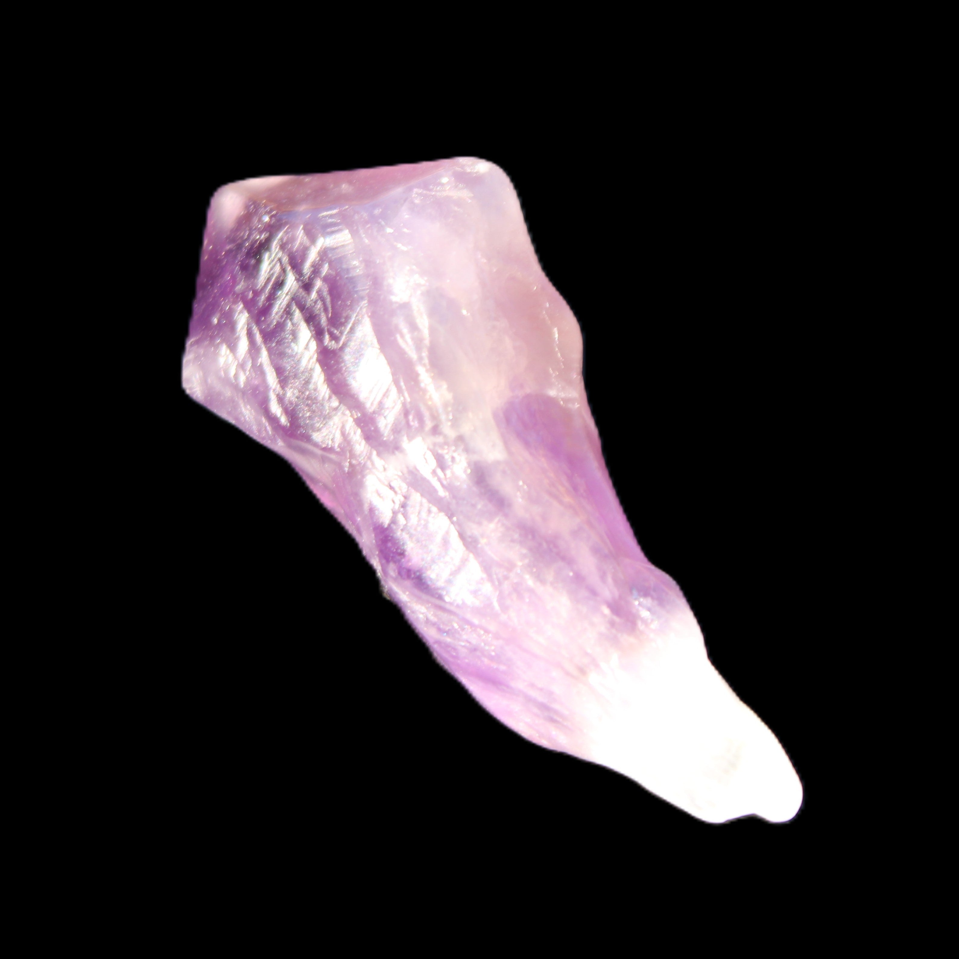Polished Amethyst crystal 28*22*60mm 31.7g in sunlight - Rocks and Things Store