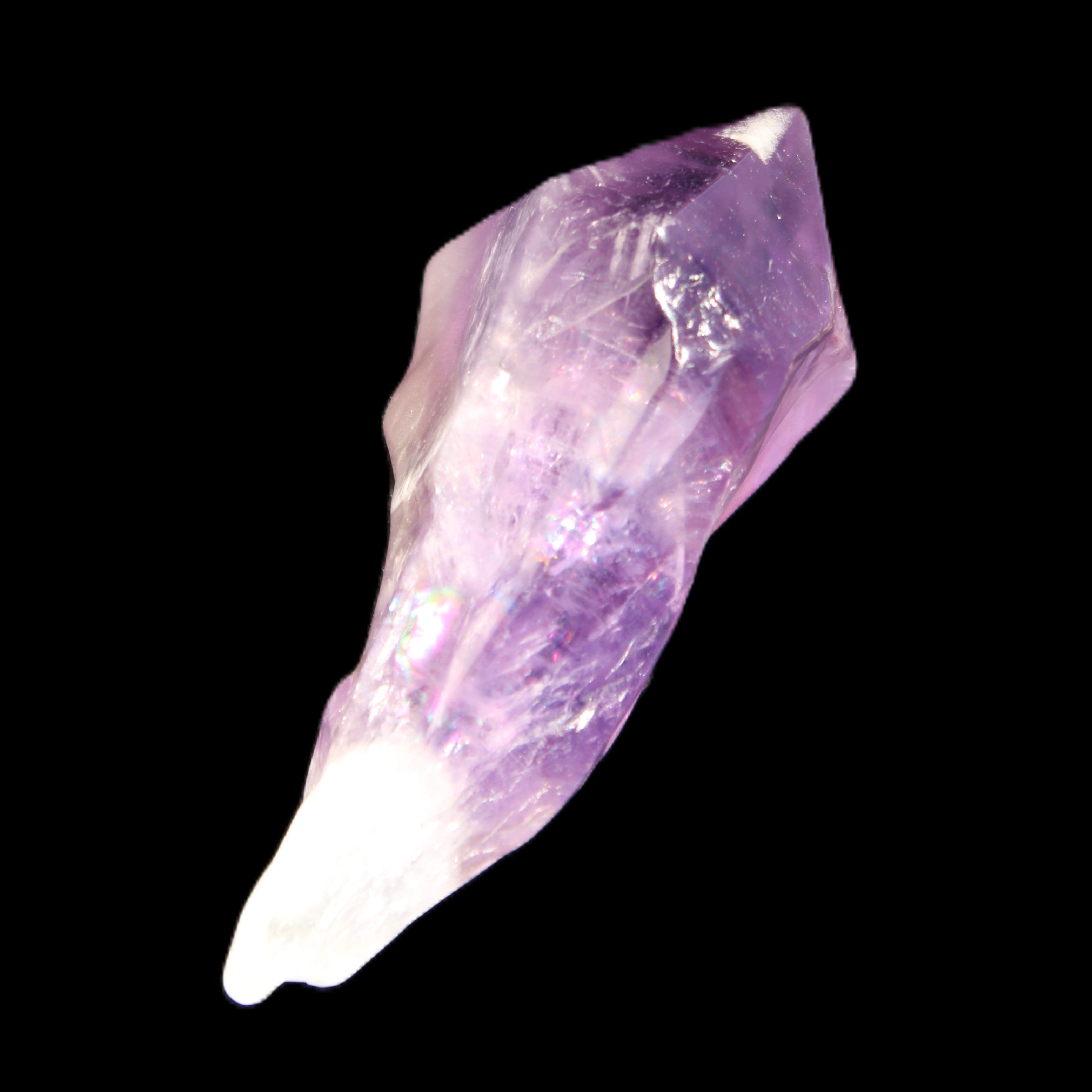 Polished Amethyst crystal 28*22*60mm 31.7g in sunlight - Rocks and Things Store
