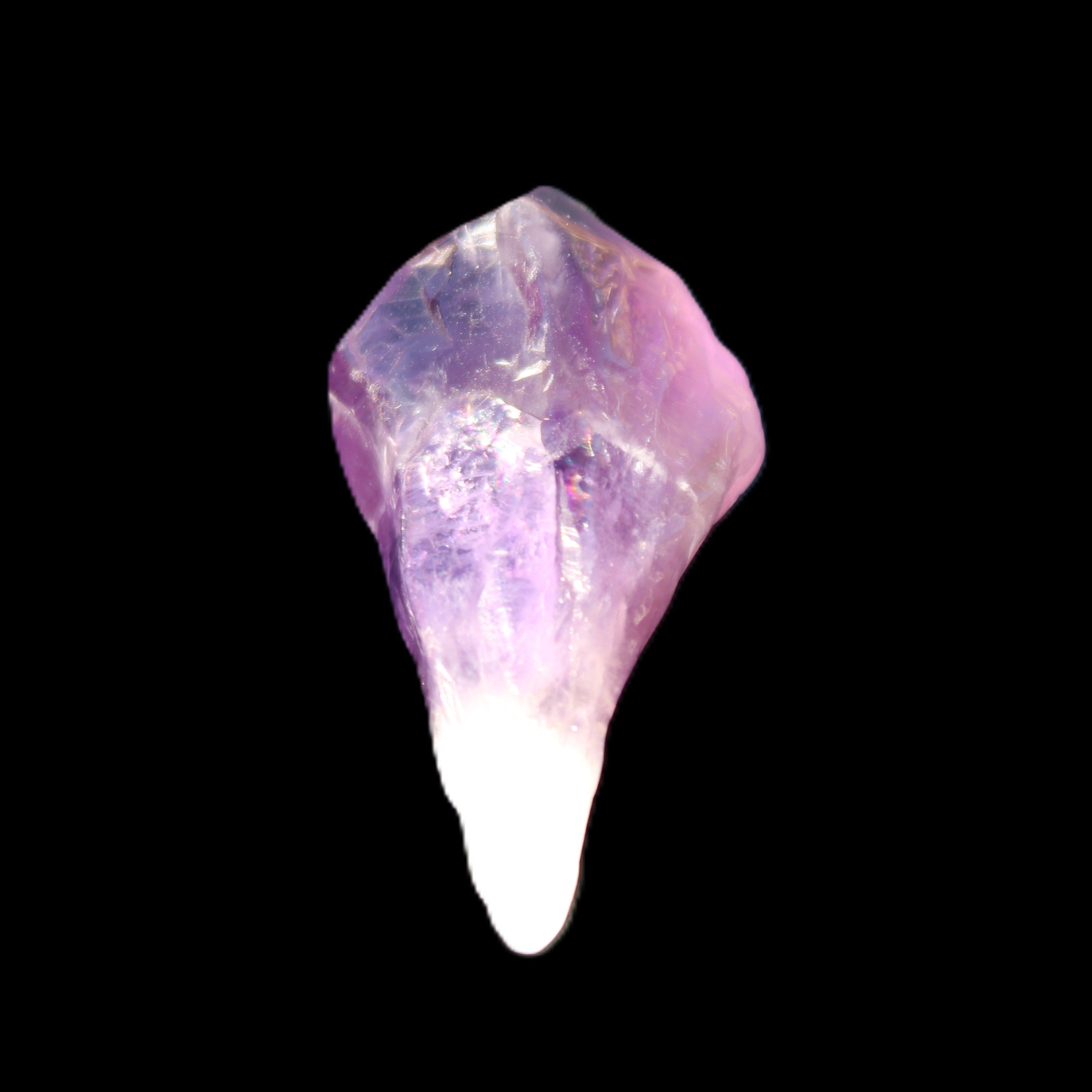 Polished Amethyst crystal 28*22*60mm 31.7g in sunlight - Rocks and Things Store