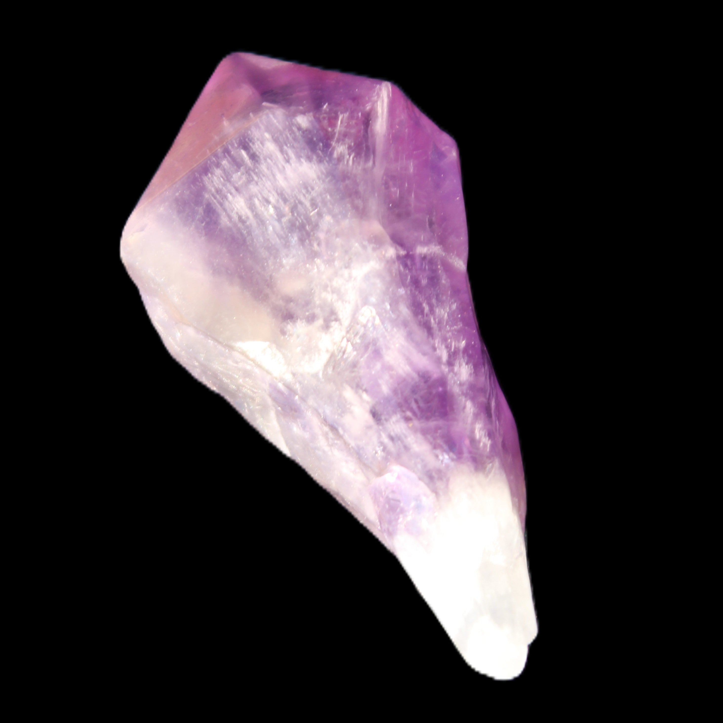 Polished Amethyst crystal 28*22*60mm 31.7g in sunlight - Rocks and Things Store