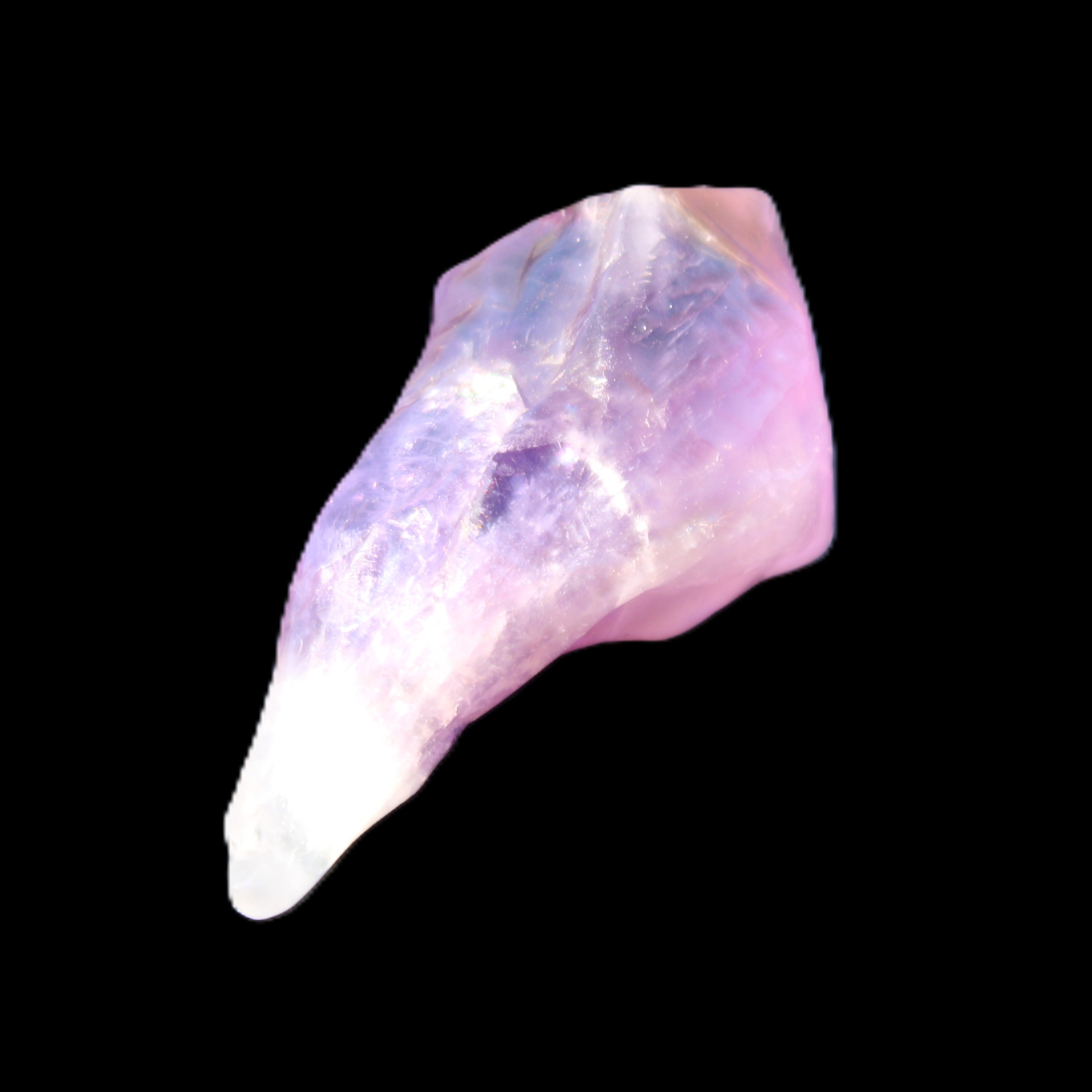 Polished Amethyst crystal 28*22*60mm 31.7g in sunlight - Rocks and Things Store