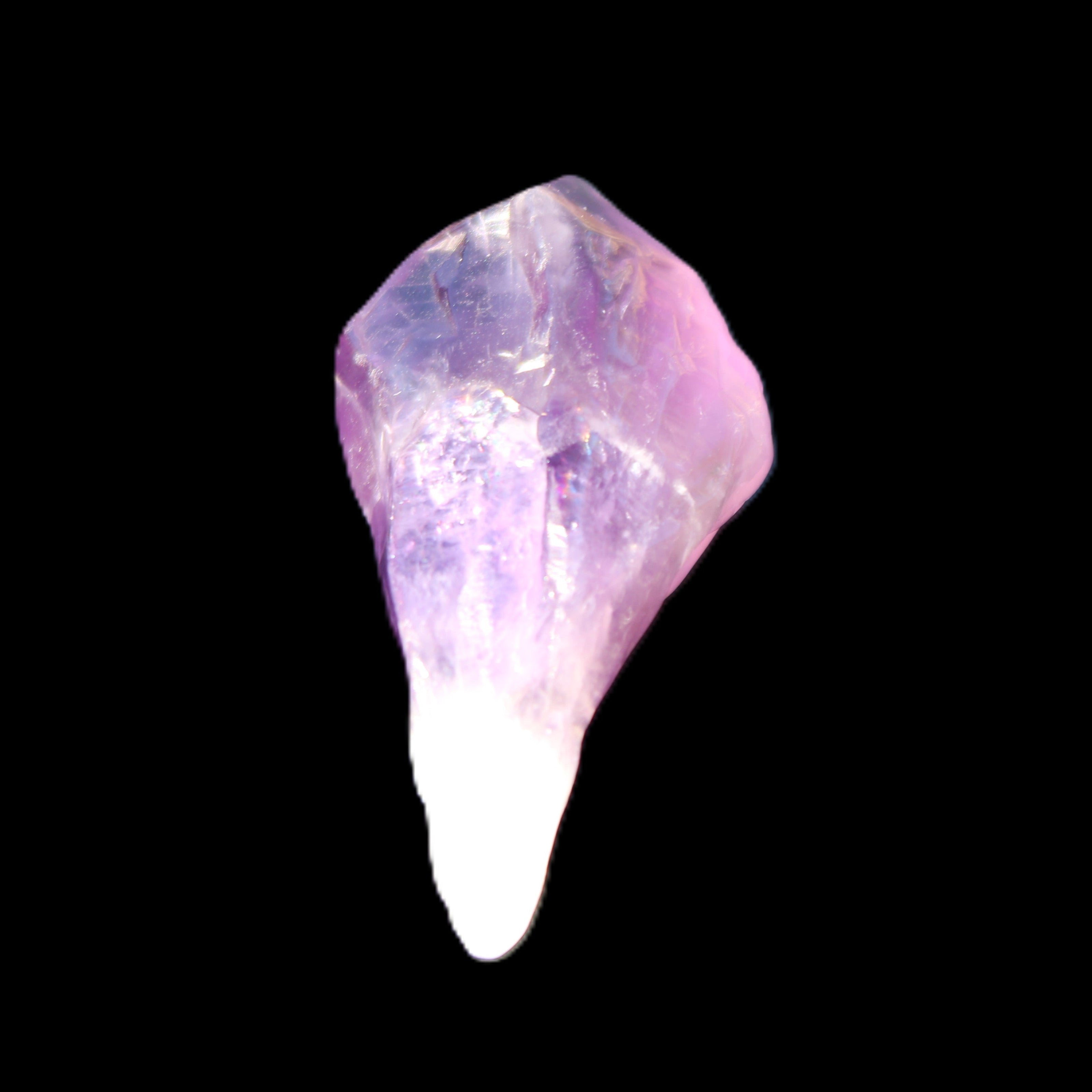 Polished Amethyst crystal 28*22*60mm 31.7g in sunlight - Rocks and Things Store