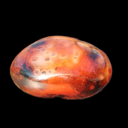 Crazy Lace Silk Banded Agate from Madagascar 40*31mm 44g in sunlight - Rocks and Things Store
