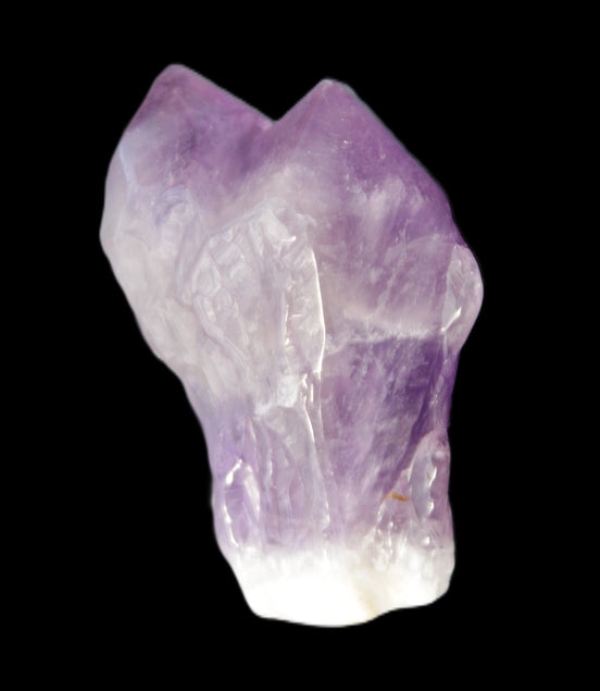 Amethyst polished elestial crystal 28*19*46mm 29g in sunlight - Rocks and Things Store