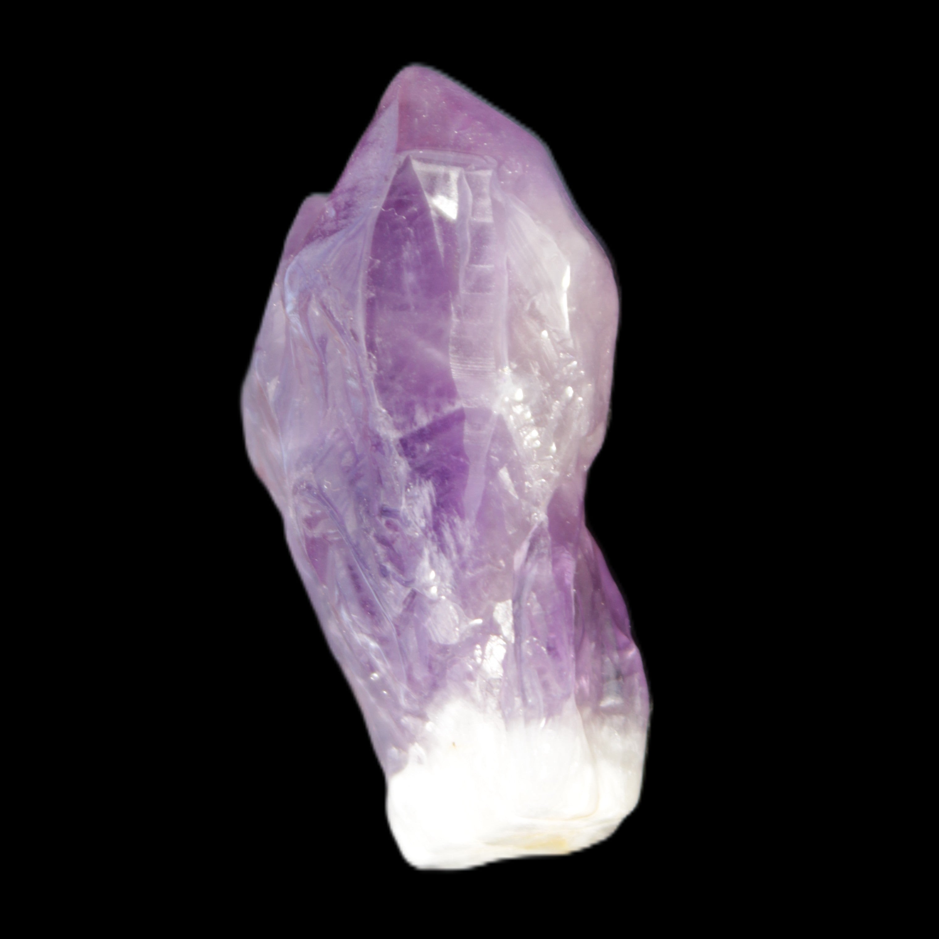 Amethyst polished elestial crystal 28*19*46mm 29g in sunlight - Rocks and Things Store