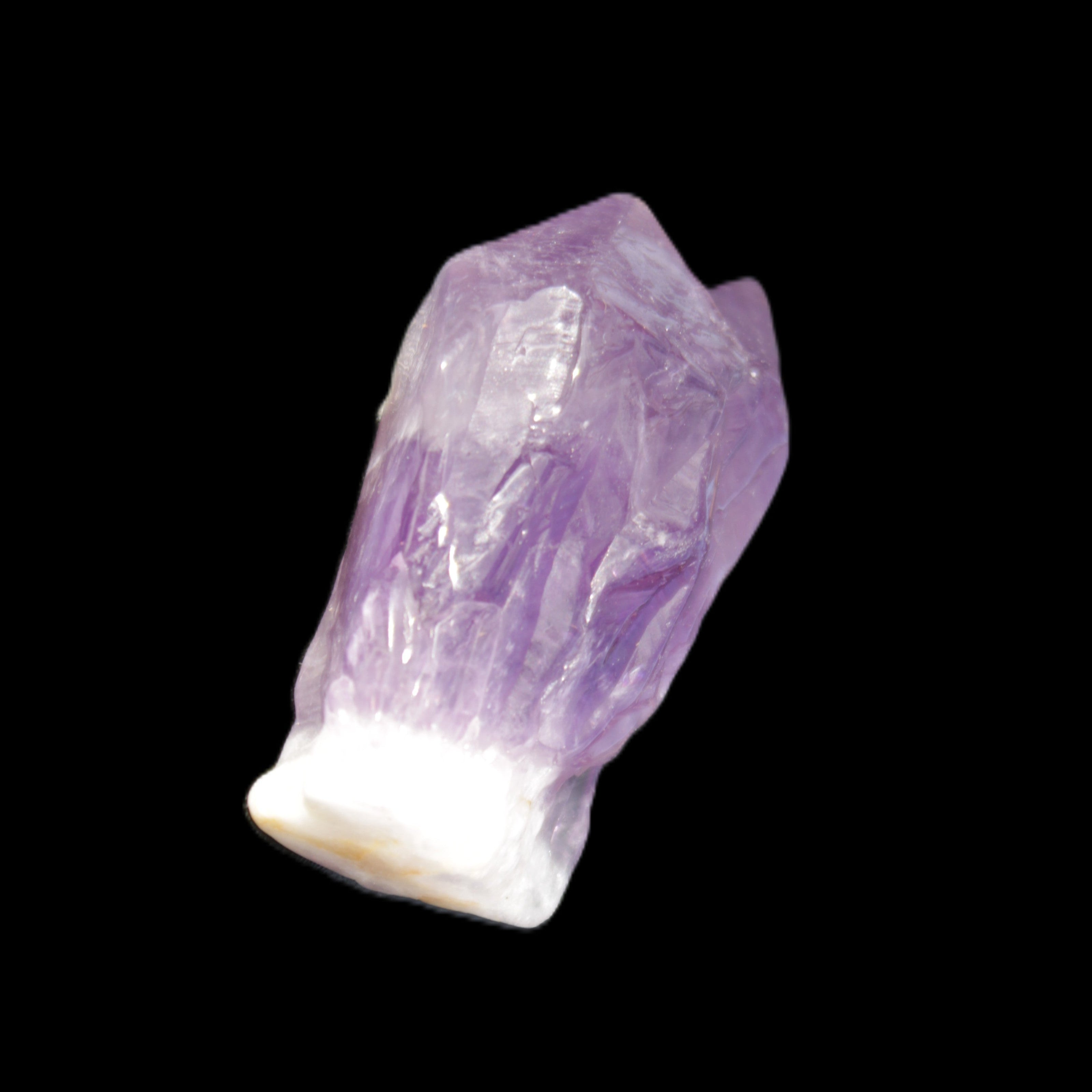Amethyst polished elestial crystal 28*19*46mm 29g in sunlight - Rocks and Things Store