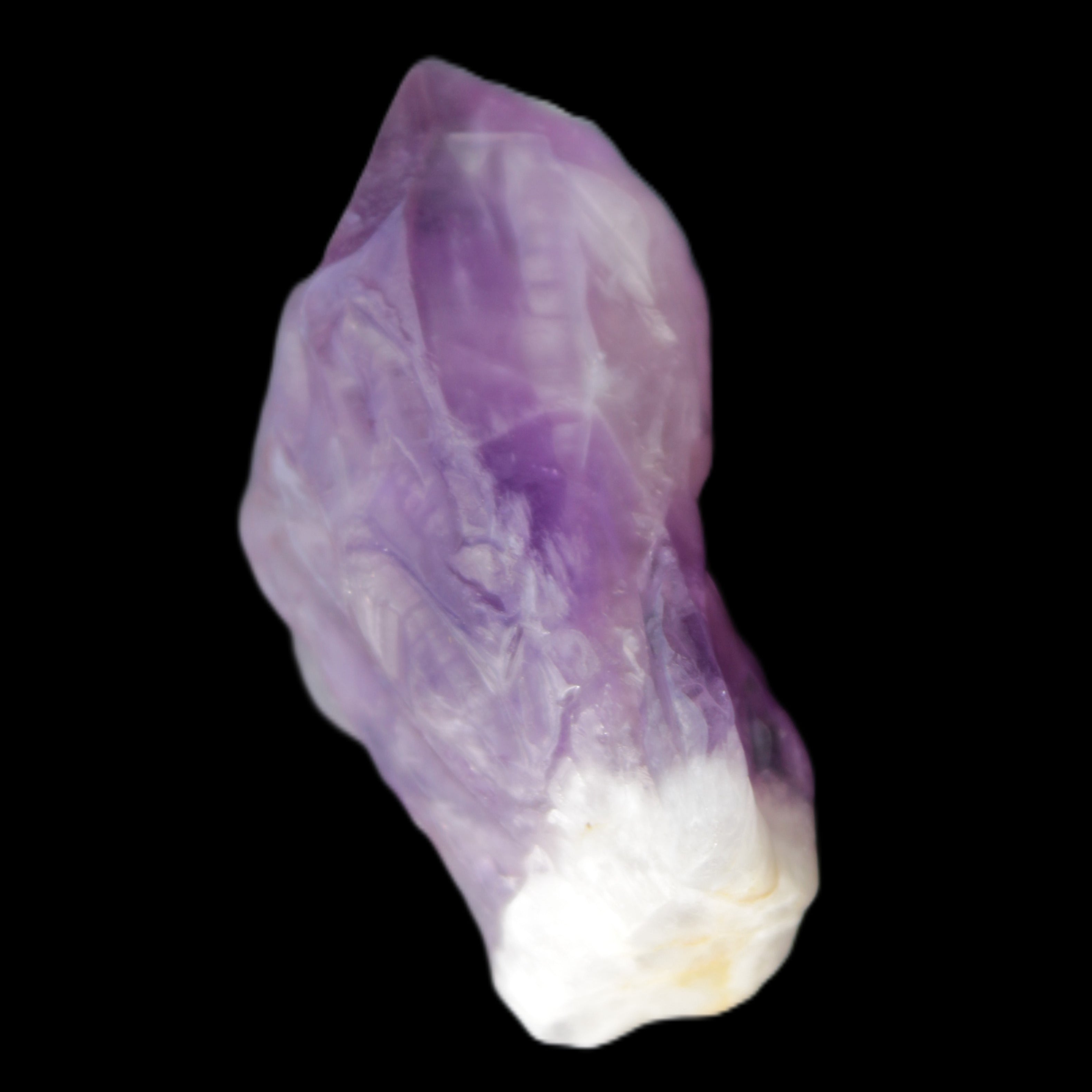 Amethyst polished elestial crystal 28*19*46mm 29g in sunlight - Rocks and Things Store