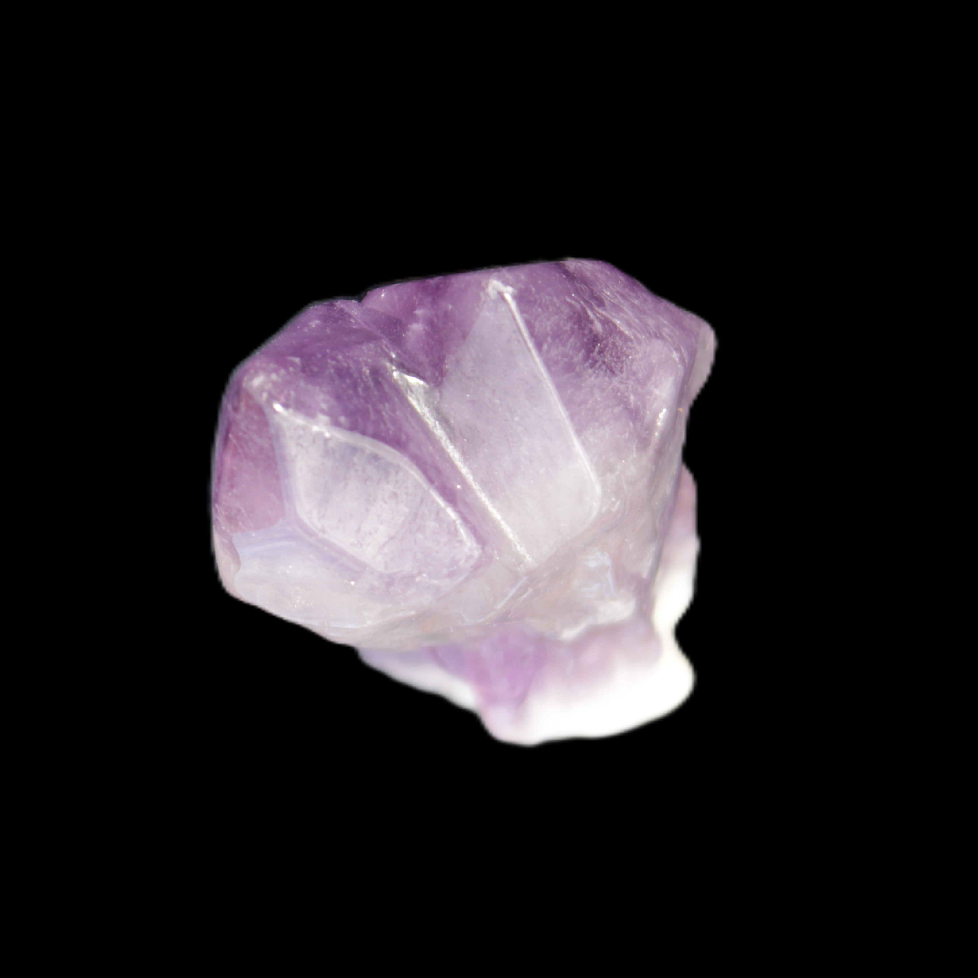 Amethyst polished elestial crystal 28*19*46mm 29g in sunlight - Rocks and Things Store