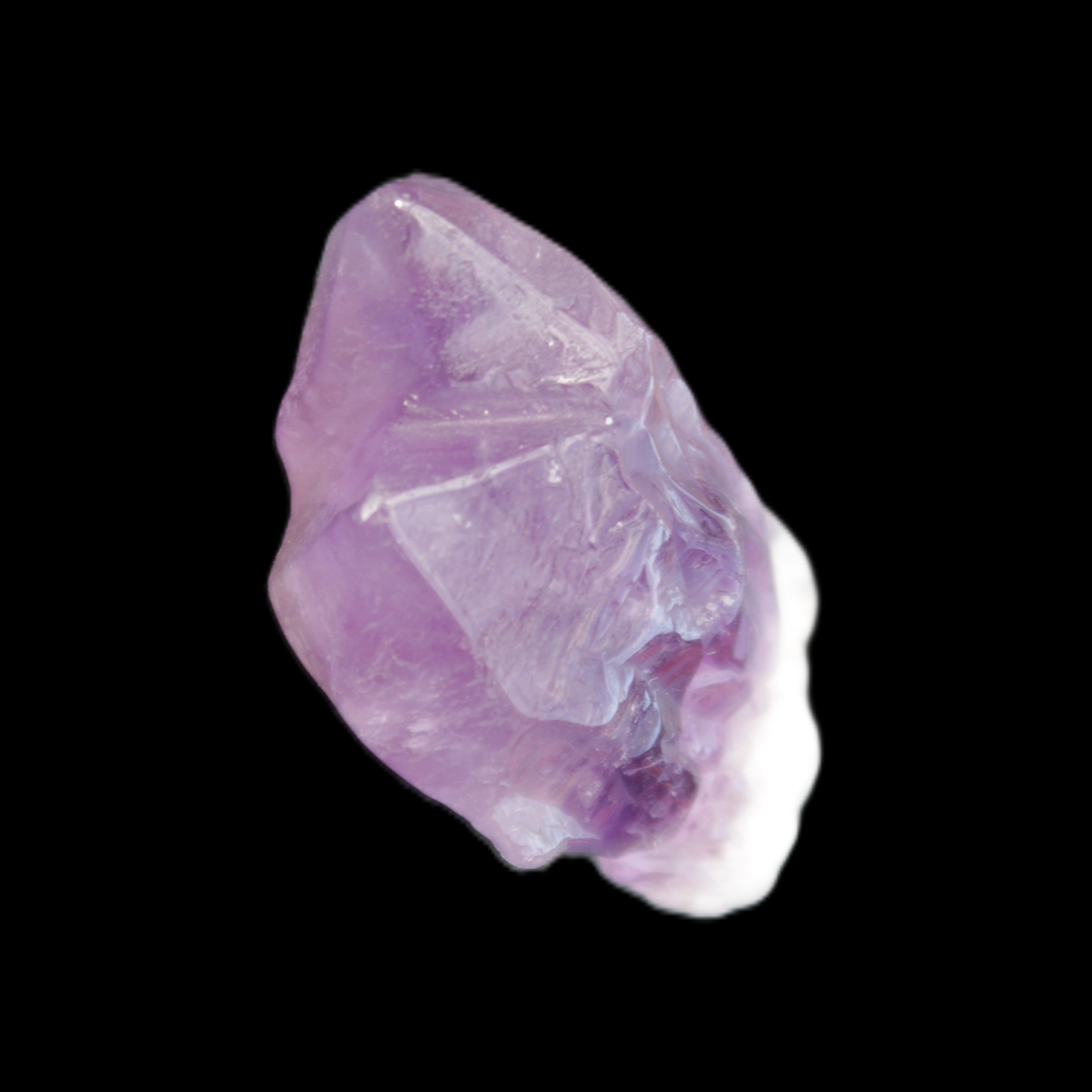 Amethyst polished elestial crystal 28*19*46mm 29g in sunlight - Rocks and Things Store
