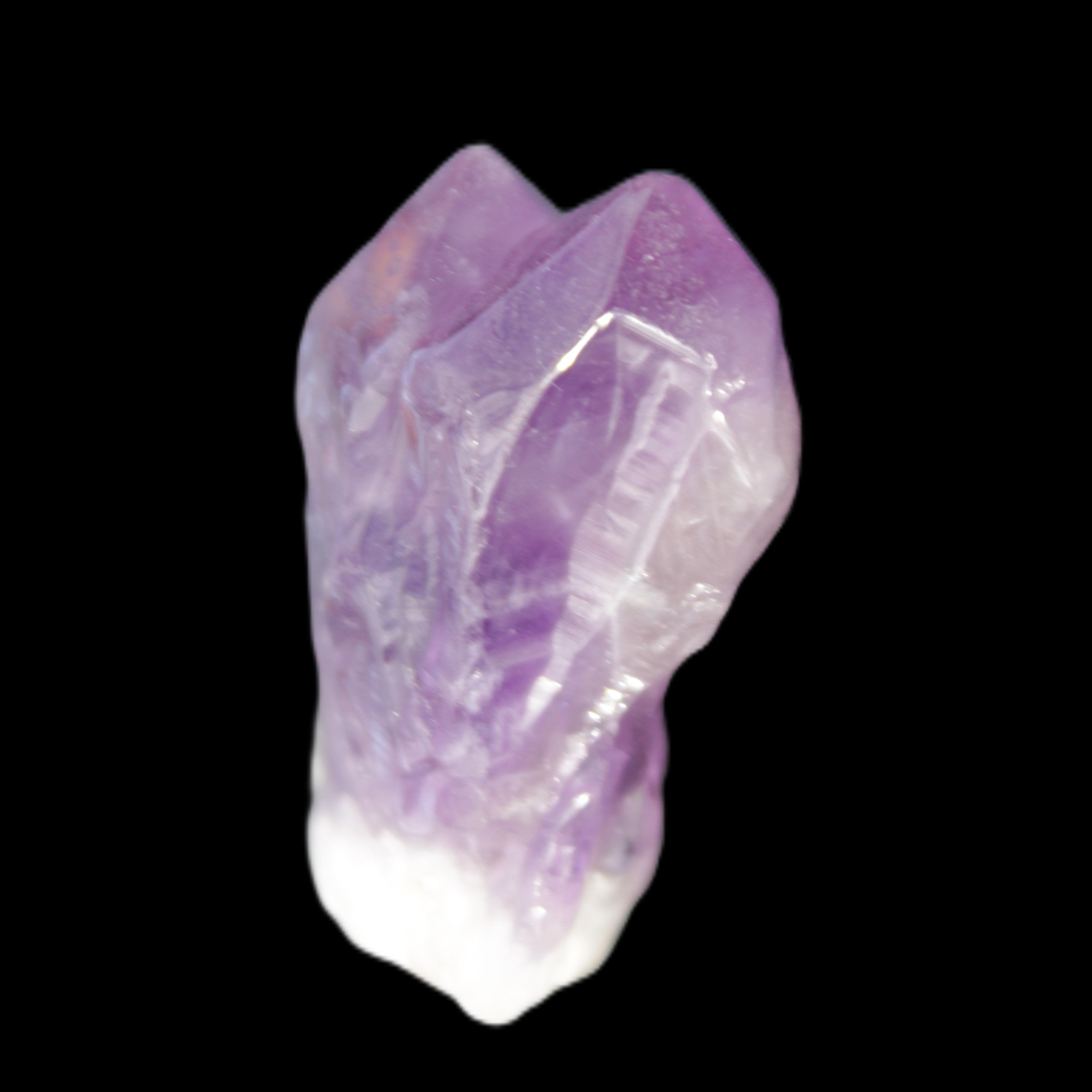 Amethyst polished elestial crystal 28*19*46mm 29g in sunlight - Rocks and Things Store