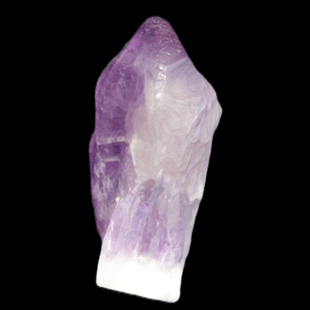 Amethyst polished elestial crystal 28*19*46mm 29g in sunlight - Rocks and Things Store