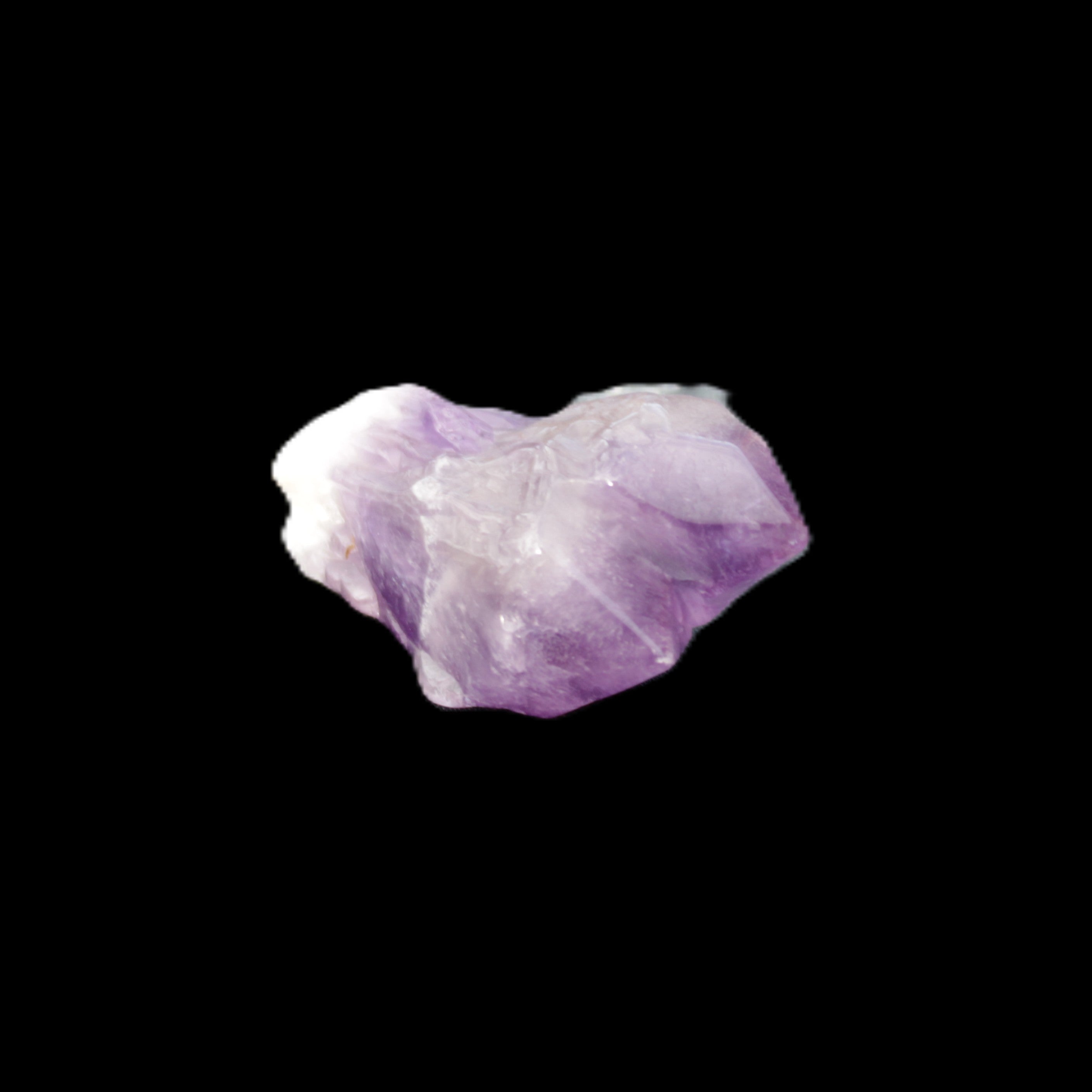 Amethyst polished elestial crystal 28*19*46mm 29g in sunlight - Rocks and Things Store