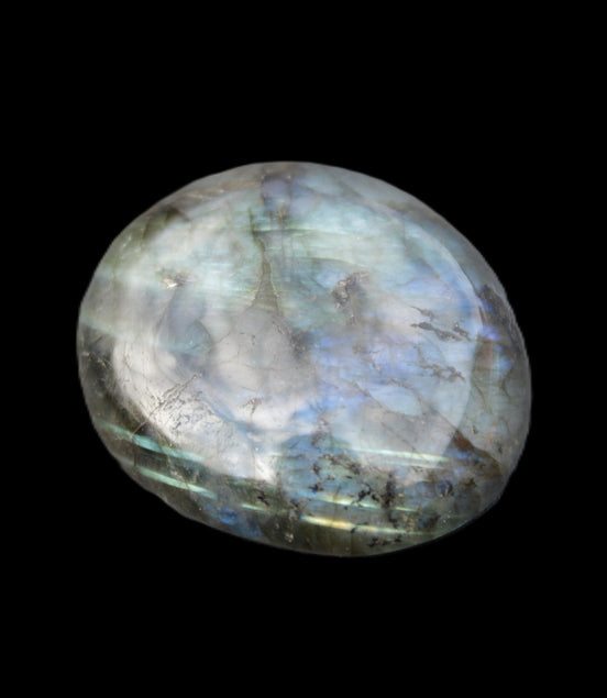Labradorite polished palmstone 37*33*11mm 30g in sunlight - Rocks and Things Store