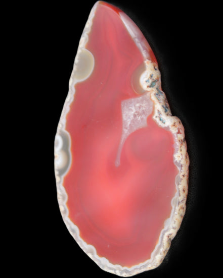 Agate slice 87*48*5mm 40g in sunlight - Rocks and Things Store