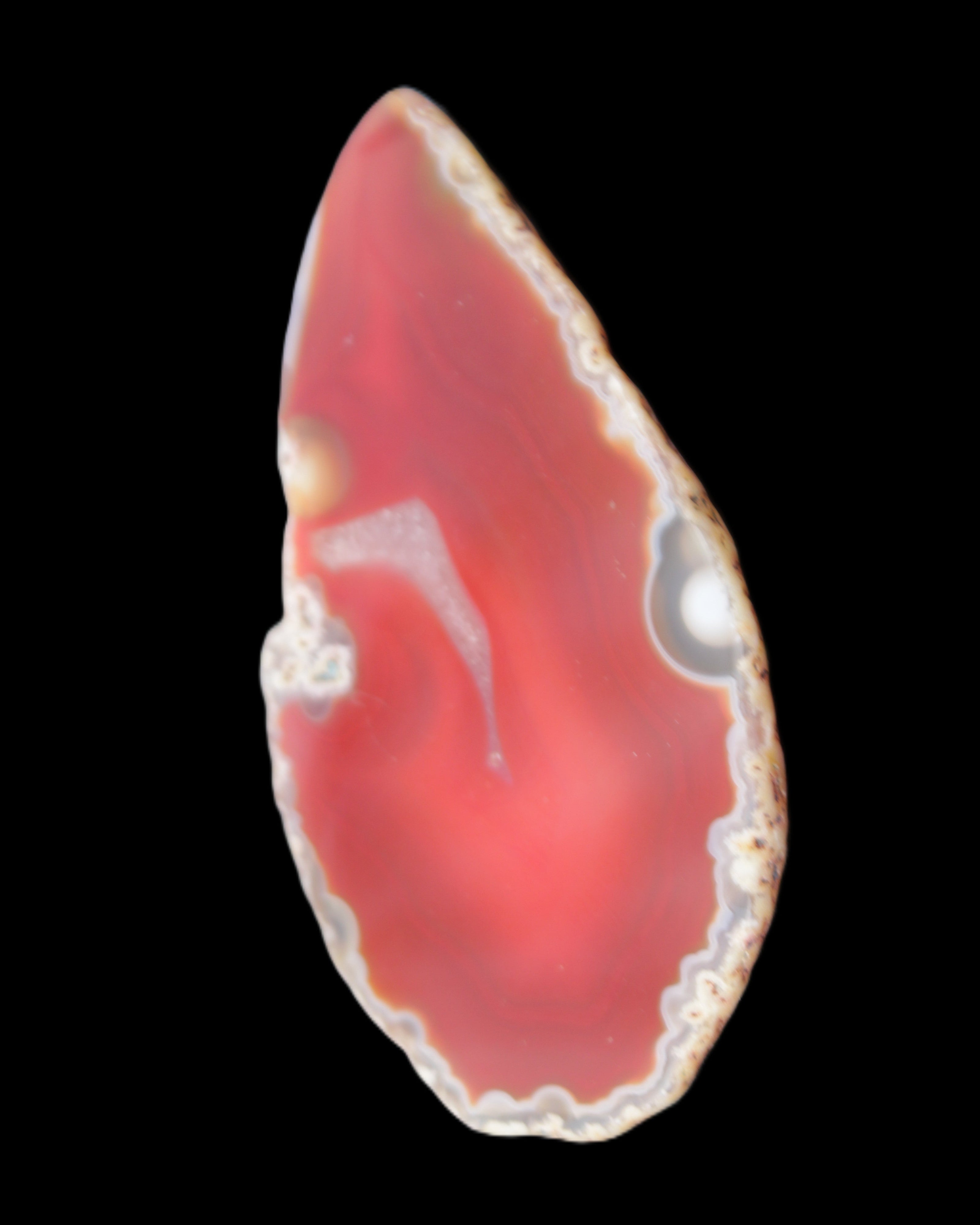 Agate slice 87*48*5mm 40g in sunlight - Rocks and Things Store