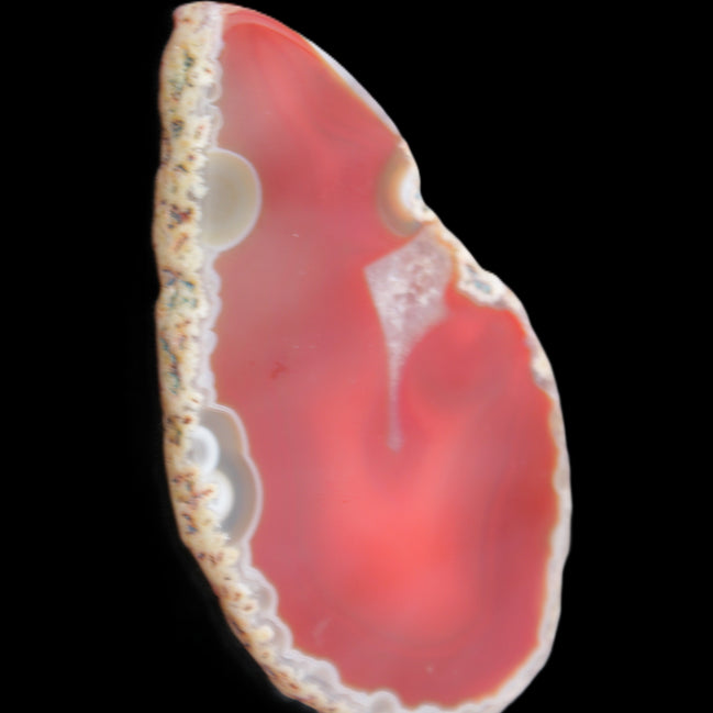 Agate slice 87*48*5mm 40g in sunlight - Rocks and Things Store