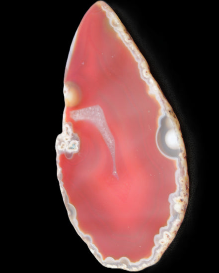 Agate slice 87*48*5mm 40g in sunlight - Rocks and Things Store