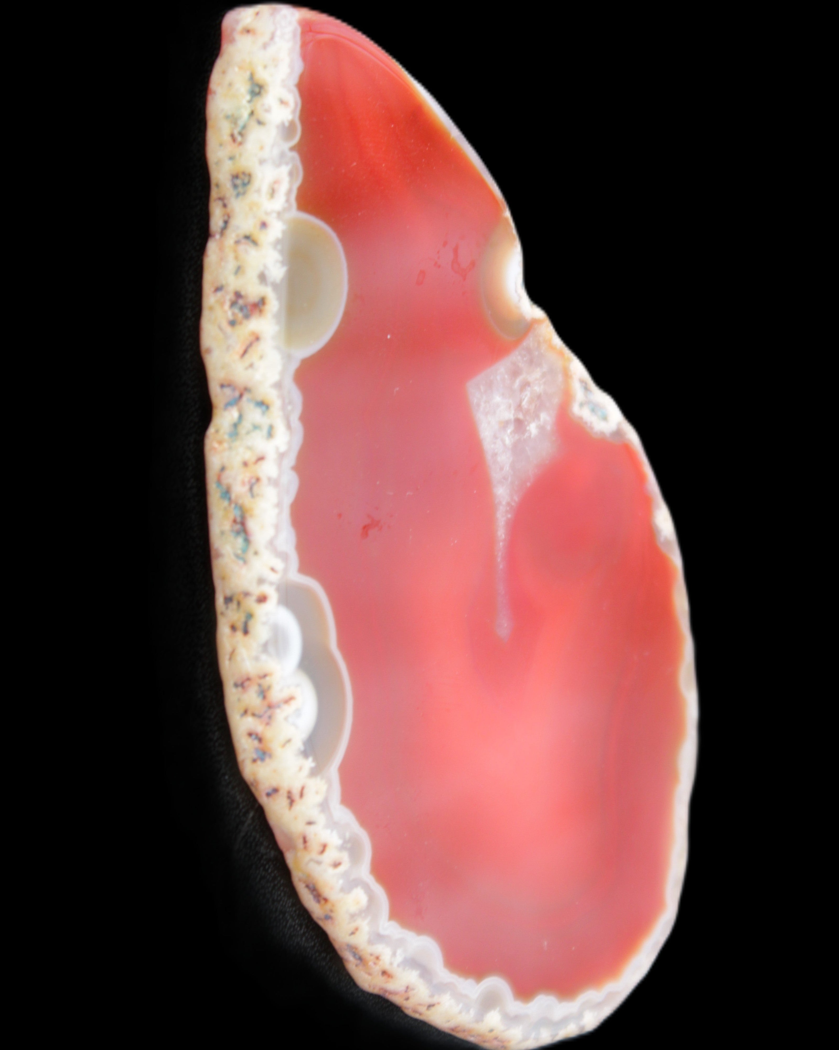 Agate slice 87*48*5mm 40g in sunlight - Rocks and Things Store