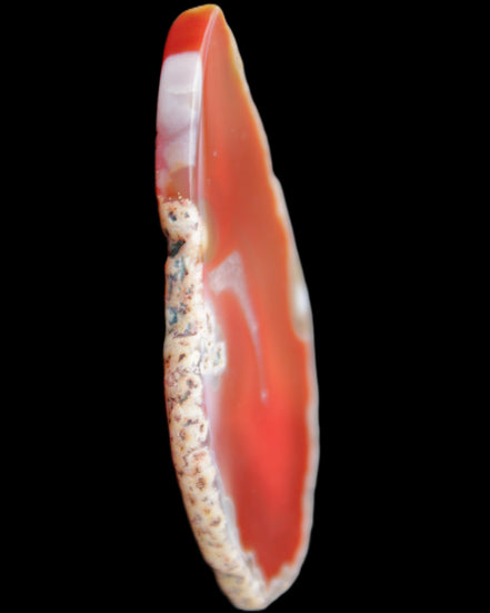 Agate slice 87*48*5mm 40g in sunlight - Rocks and Things Store